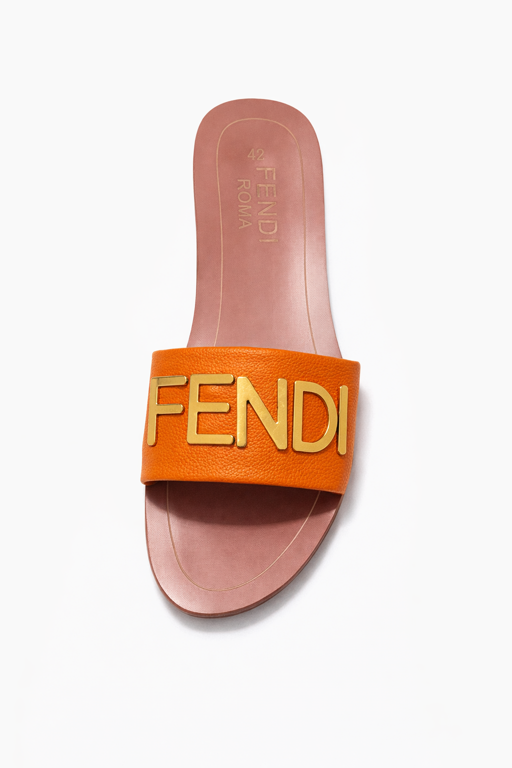 Luxury Inspired Slide Sandals – Bold Gold Detail Summer Flats