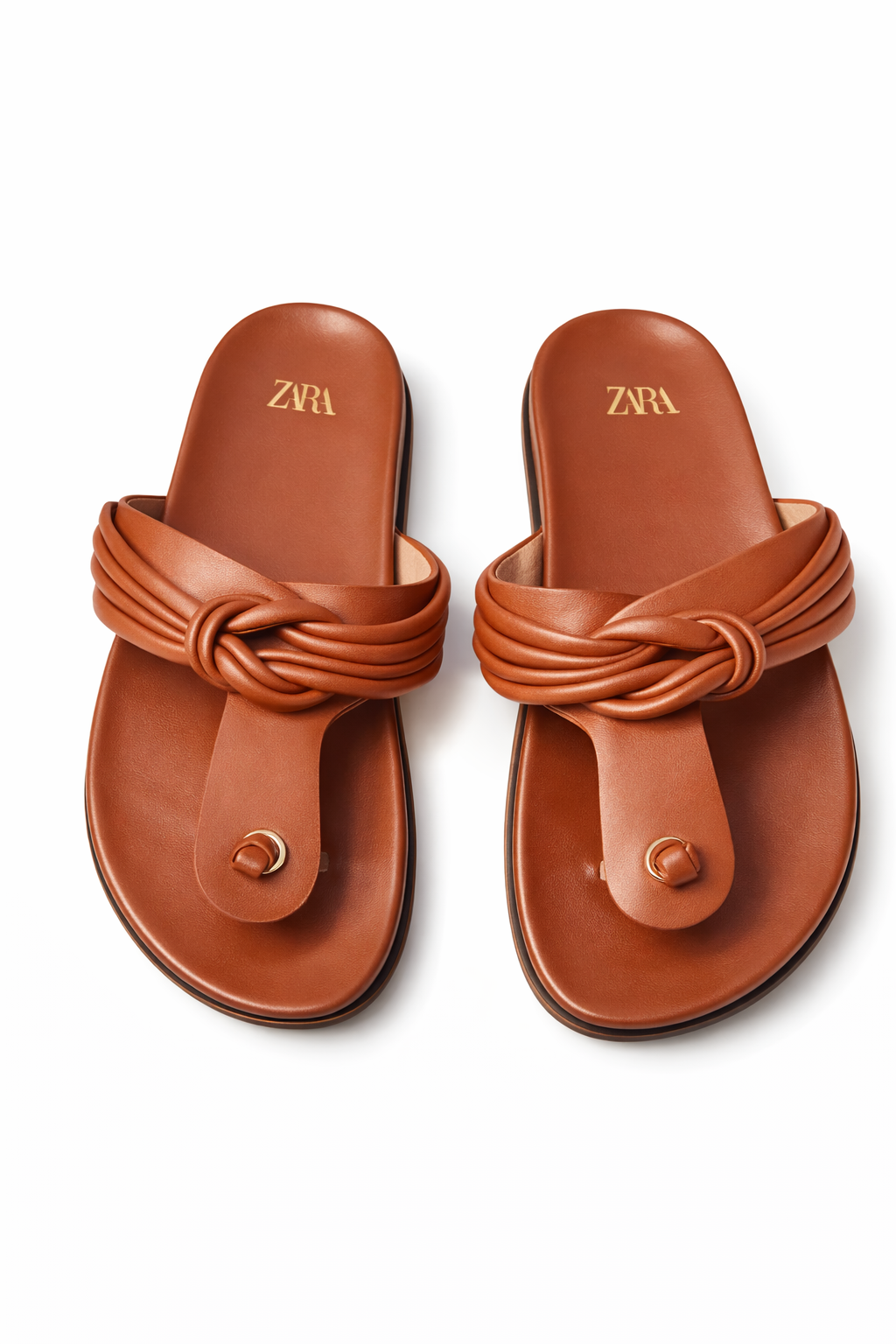 Black Braided Thong Sandals – Minimalist Designer Inspired Slides